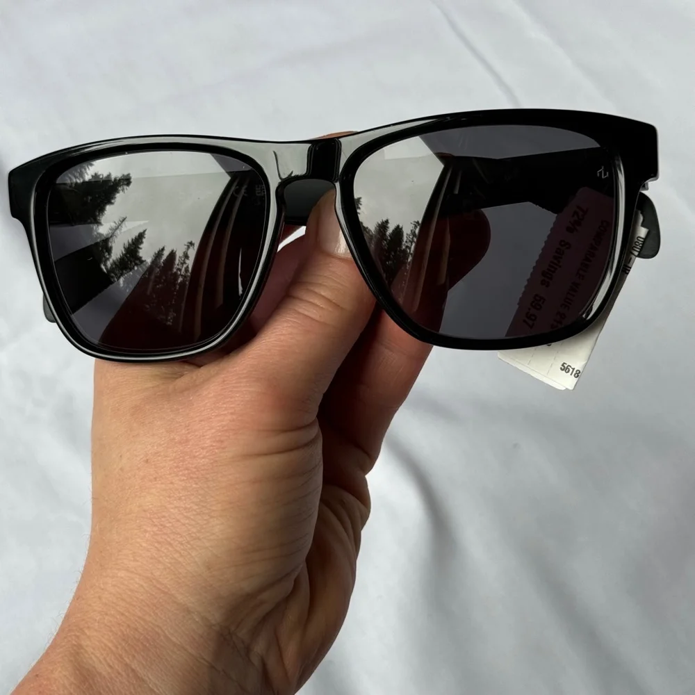 RAG & BONE RNB5031/G/S Sunglasses 56mm Polarized NWT Black / Silver men’s Unisex